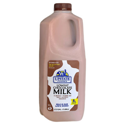 Upstate Farms Lowfat Chocolate Milk Half Gallon