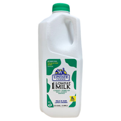 Upstate Farms 1% Lowfat Milk Half Gallon