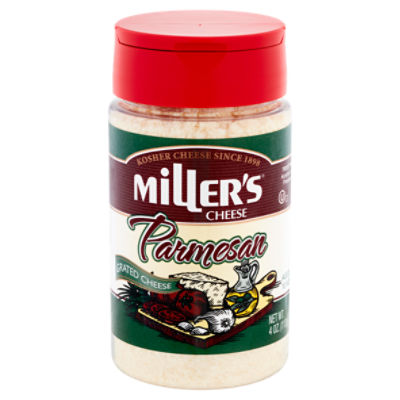 Miller's Grated Parmesan Cheese, 4 oz