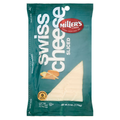 Miller's Sliced Swiss Cheese, 6 oz