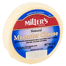 Miller's Natural Muenster Cheese, 8 oz