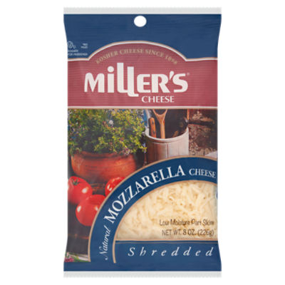 Miller's Shredded Mozzarella Cheese, 8 oz ShopRite