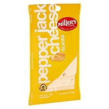 Miller's Sliced Pepper Jack Cheeze, 6 oz