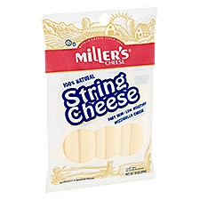 Miller's Mozzarella String Cheese, 18 count, 18 oz