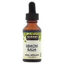 Fairway Lemon Balm Herbal Supplement, 1 fl oz
