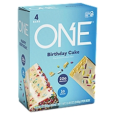 One Birthday Cake Flavored Protein Bar, 2.12 oz, 4 count