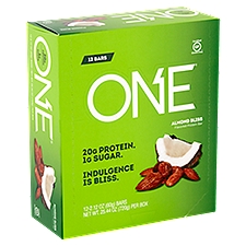 ONE Almond Bliss Flavored Protein Bar, 2.12 oz, 12 count