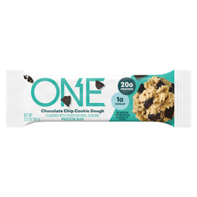 ONE Chocolate Chip Cookie Dough Protein Bar, 2.12 oz