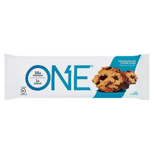 ONE Chocolate Chip Cookie Dough Flavored Protein Bar, 2.12 oz
