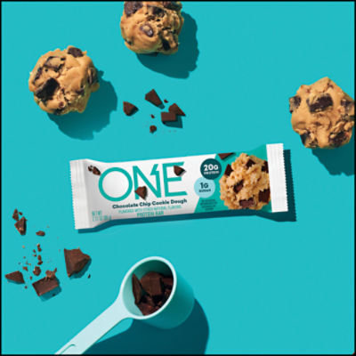 ONE Chocolate Chip Cookie Dough Protein Bar, 2.12 oz