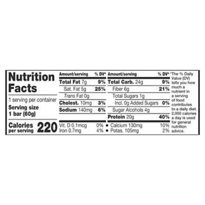 ONE Chocolate Chip Cookie Dough Protein Bar, 2.12 oz