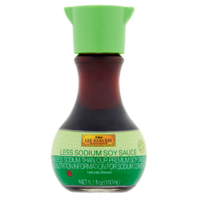 Lee Kum Kee Less Sodium Soy Sauce, 5.1 fl oz