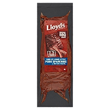 Lloyd's Barbeque Co. Seasoned & Smoked St. Louis Style Pork Spareribs in BBQ Sauce, 36.8 oz
