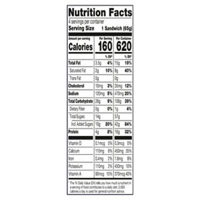 Skinny Cow Birthday Cake! Sandwiches, 4 count, 16 fl oz
