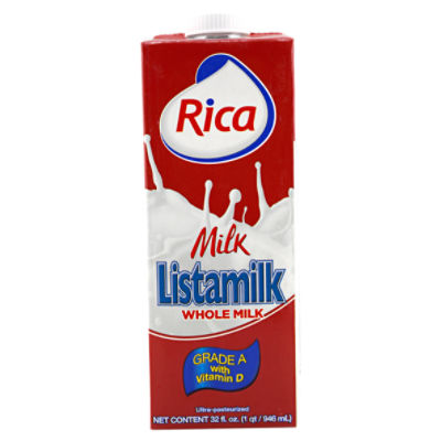 Rica Listamilk Whole Milk, 32 fl oz