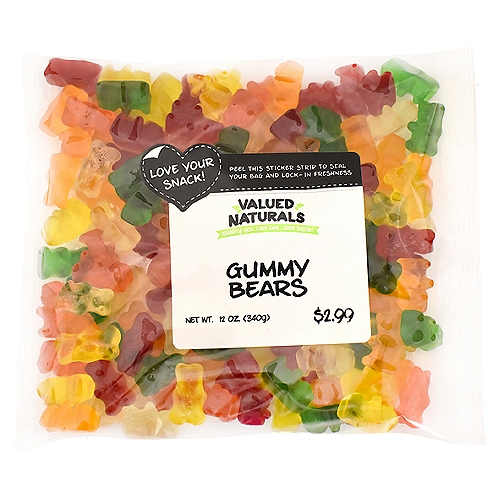 Valued Naturals Gummy Bears, 12 oz