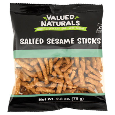 Valued Naturals Salted Sesame Sticks, 2.8 oz