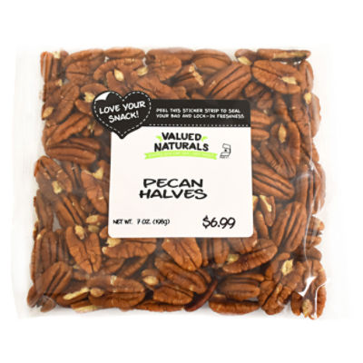 Valued Naturals Pecan Halves, 7 oz