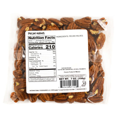 Valued Naturals Pecan Halves, 7 oz
