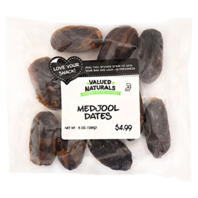 Valued Naturals Medjool Dates, 8 oz, 8 Ounce