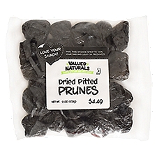 Valued Naturals Dried Pitted Prunes, 9 oz
