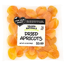 Valued Naturals Dried, Apricots, 6.5 Ounce