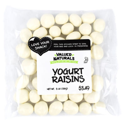 Valued Naturals Yogurt Raisins, 8 oz, 8 Ounce