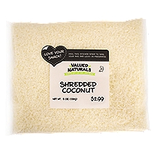 Valued Naturals Shredded Coconut, 8 oz