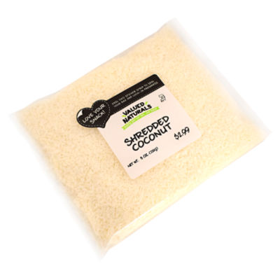 Valued Naturals Shredded Coconut, 8 oz