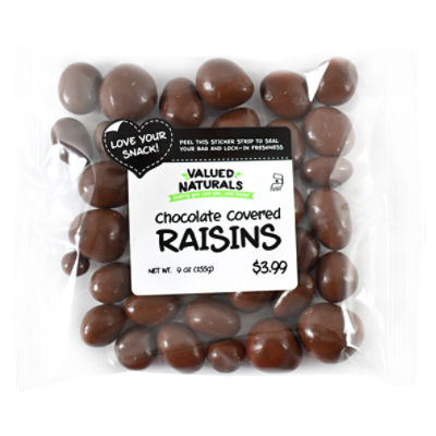 Valued Naturals Chocolate Covered Raisins, 9 oz, 9 Ounce