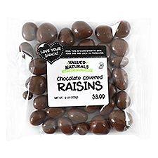 Valued Naturals Chocolate Covered Raisins, 9 oz