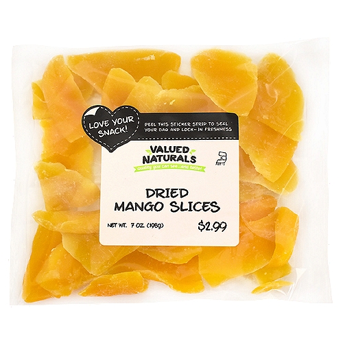 Valued Naturals Dried Mango Slices, 7 oz