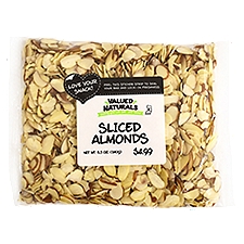 Valued Naturals Sliced Almonds, 8.5 oz