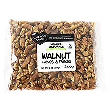 Valued Naturals Walnut Halves & Pieces, 9 oz, 9 Ounce