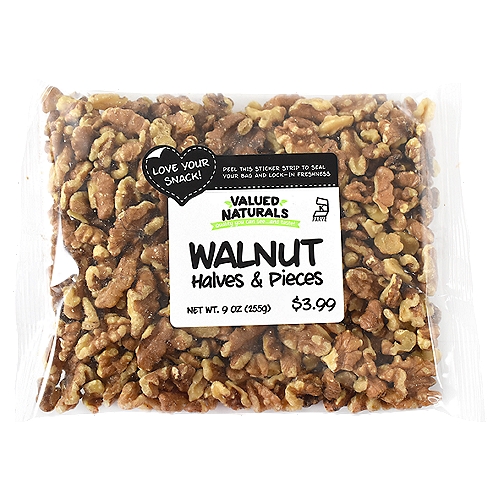 Valued Naturals Walnut Halves & Pieces, 9 oz