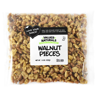 Valued Naturals Walnut Pieces, 9 oz, 9 Ounce