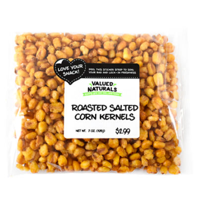 Valued Naturals Roasted Salted Corn Kernels, 7 oz Price Rite