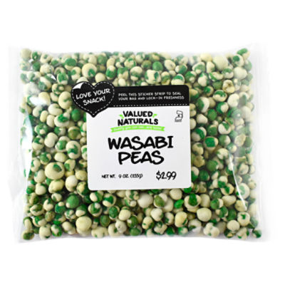 Valued Naturals Wasabi Peas, 9 oz