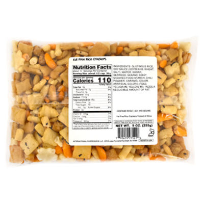 Valued Naturals Fat Free Rice Crackers, 9 oz