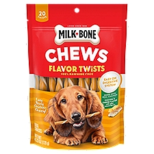Milk-Bone Chews Flavor Twists, Dog Snacks, 4.23 Ounce
