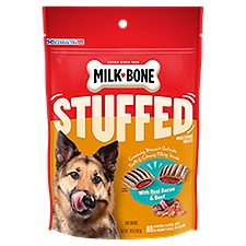 Milk-Bone with Real Bacon & Beef Stuffed Dog Snacks, 10 oz, 10 Ounce
