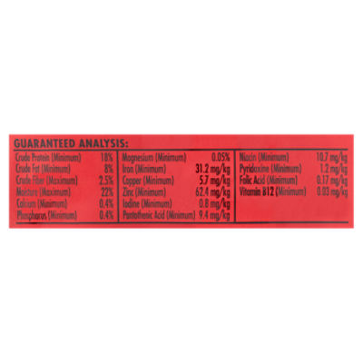 Milk bone outlet nutrition information