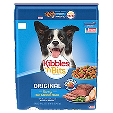 Kibbles 'n Bits Original Savory Beef & Chicken Flavors Dog Food, 31 lb, 31 Pound