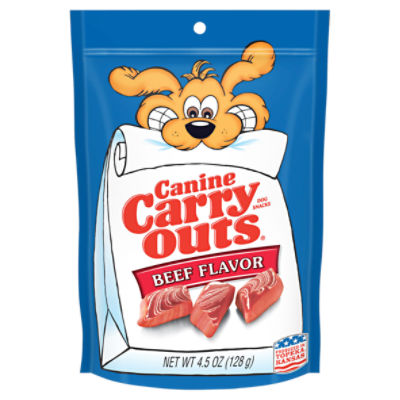 Canine Carry Outs Beef Flavor Dog Snacks, 4.5 oz
