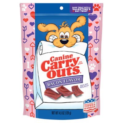 Canine Carry Outs Bacon Flavor Dog Snacks, 4.5 oz, 4.5 Ounce