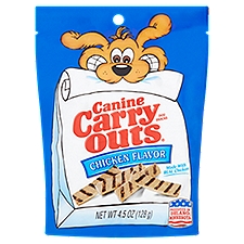 Canine Carry Outs Chicken Flavor Dog Snacks, 4.5 oz