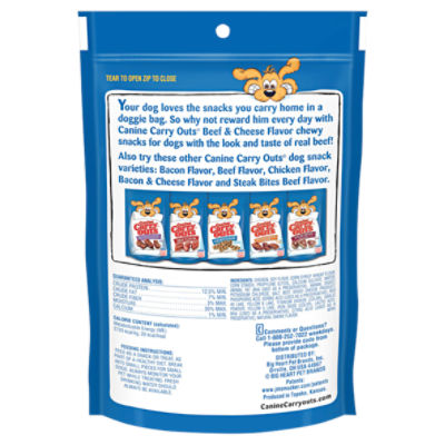 Canine carry outlet outs dog snacks