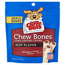 Canine Carry Outs Beef Flavor Chew Bones, Dog Snacks, 3 Ounce