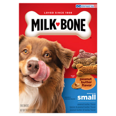 Milk-Bone Peanut Butter Flavor Small Dog Snacks, 24 oz