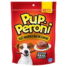 Pup-Peroni Filet Mignon & Bacon Flavors Dog Snacks, 5.6 oz, 5.6 Ounce